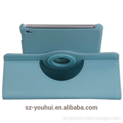 Wholesale Magic Hand Strap Holder 360 Degree Rotating Cover Leather Case with Auto Wake Up for iPad mini 4